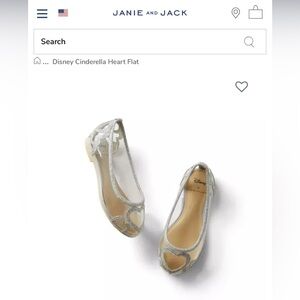 Disney Cinderella Heart Flat Slippers by Janie and Jack